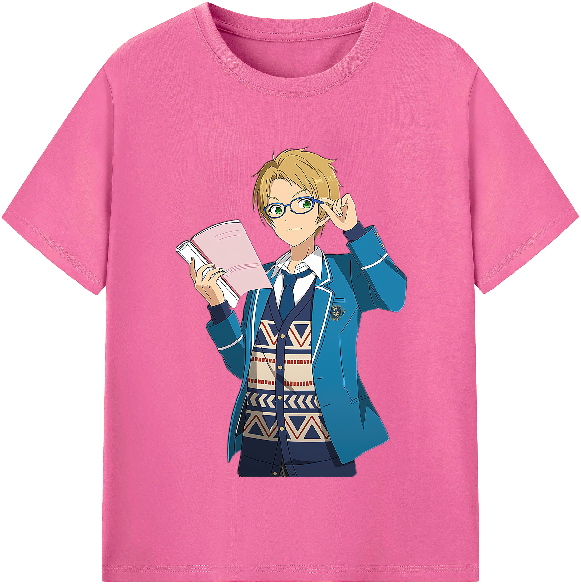 （画像用） あんさんぶるスターズ! Ensemble Stars レディースカジュアルプリントTシャツ（綿100％）